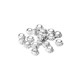 Rhinestone Flower Silver Diamante